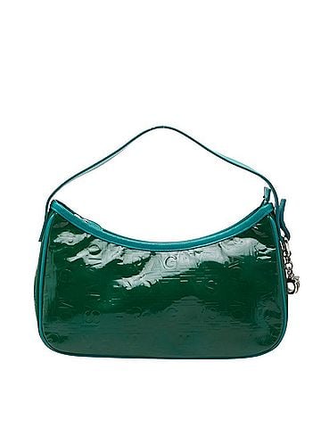 Salvatore Ferragamo Salvatore Ferragamo One-Shoulder Bag Handbag Green Enamel Leather Women's (view 1)