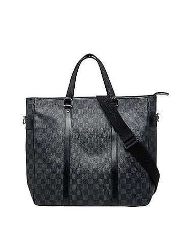 Louis Vuitton Louis Vuitton Damier Graphite Tadao Tote Bag Shoulder 2WAY N51192 Black Leather Women's LOUIS VUITTON (view 1)