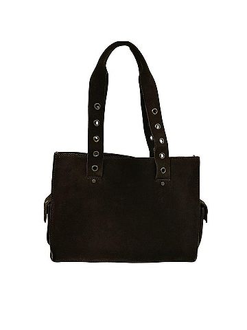 Dolce & Gabbana Dolce & Gabbana DOLCE&GABBANA Tote Bag for Women, Suede Leather, Eyelets, Brown T1 (view 2)