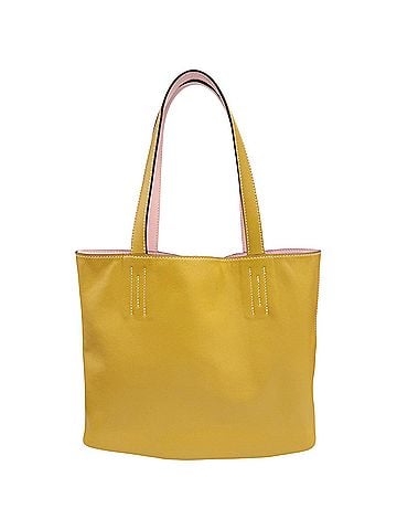 Hermès HERMES Double Sens 28 Tote Bag, Curry Rose Sakura Leather, Women's (view 2)