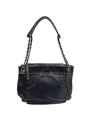 Chanel CHANEL Chain Tote Lambskin Black Women's Bag (view 1)