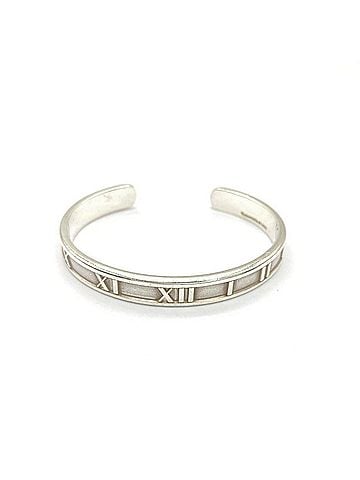 Tiffany & Co. Tiffany & Co. Atlas Bangle Bracelet, SV925, 22.2g, Silver Wrist Circumference 15cm, Men's/Women's. (view 1)