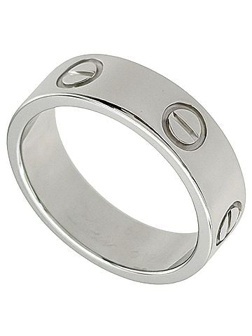 Cartier Cartier Love Ring Classic Ring, Size #52, 18K White Gold, 7.0g (view 1)