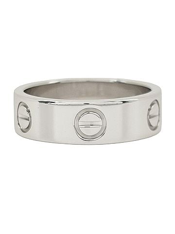 Cartier Cartier Love Ring Classic Ring, Size #52, 18K White Gold, 7.0g (view 2)