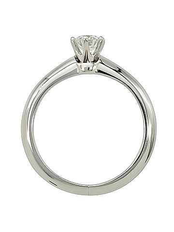 Tiffany & Co. Tiffany & Co. Solitaire Ring, Diamond 0.27ct, Approx. 3.2g, Platinum 950, F VVS2 Clarity, Women's. (view 2)