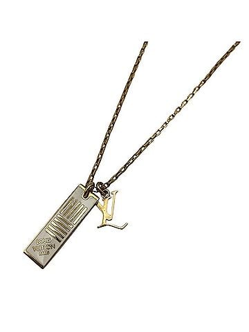 Louis Vuitton LOUIS VUITTON Louis Vuitton Collier Damier White Necklace M69472 D4 (view 1)