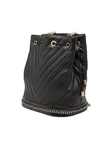 Chanel Chanel Chevron V-stitch Coco Mark Chain Shoulder Bag, Black Lambskin, Women's CHANEL (view 2)