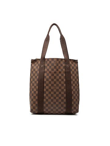 Louis Vuitton Louis Vuitton Damier Cabas Beaubourg Handbag Tote Bag N52006 Ebene Brown Leather Canvas Women's LOUIS VUITTON (view 1)