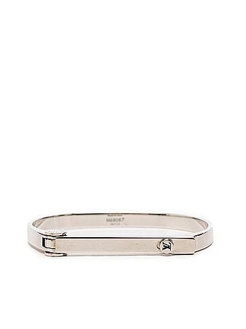 Louis Vuitton Louis Vuitton LV Lock Bracelet M68087 Silver Metal Women's LOUIS VUITTON (view 1)