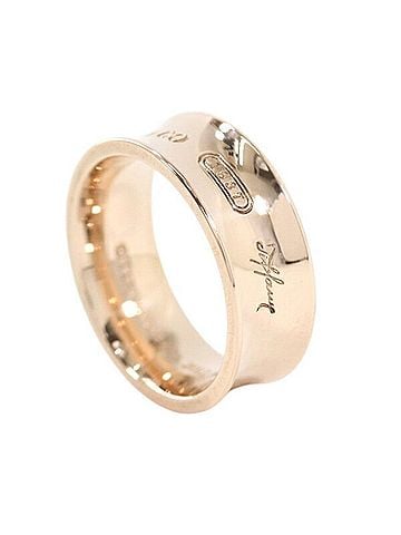 Tiffany & Co. Tiffany & Co. 1837 Rubedo Metal Ring, Pink Gold, TK2378 (Women's/Men's) (view 2)