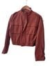 Windsor 100% Cotton Brown Red Jacket Size M - photo 1