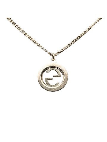 Gucci Gucci Interlocking G Logo Chain Pendant Necklace 246490 SV925 Silver Women's GUCCI (view 2)