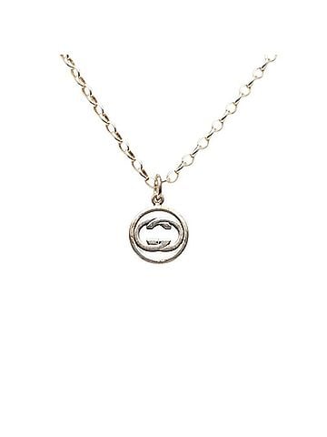 Gucci Gucci Doppia G GG Logo Chain Pendant Necklace 147749 SV925 Silver Women's GUCCI (view 1)