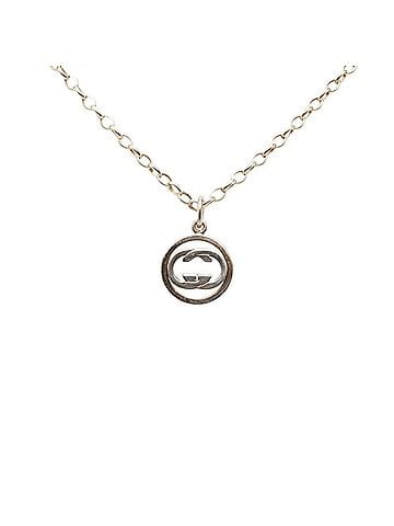 Gucci Gucci Doppia G GG Logo Chain Pendant Necklace 147749 SV925 Silver Women's GUCCI (view 2)