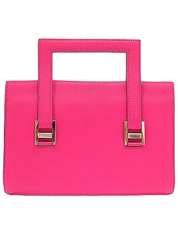 Hermès Hermes 365 Chevre Rose Shocking Silver Hardware ?K Stamp Handbag 1017 HERMES (view 2)