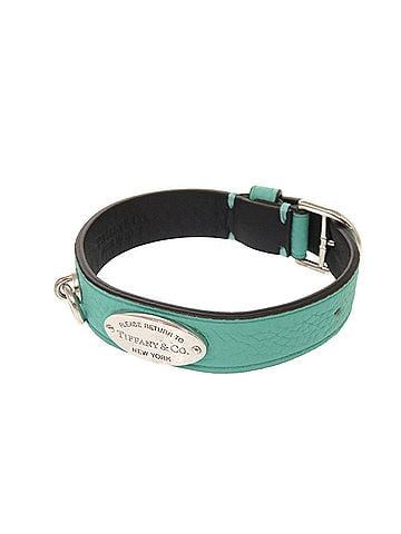 Tiffany & Co. Tiffany & Co. Return to Logo Leather Blue Bracelet Accessory 0943 (view 1)