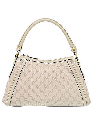 Gucci Gucci Scarlet Guccissima 282298 Leather Ivory Handbag 1020GUCCI (view 1)
