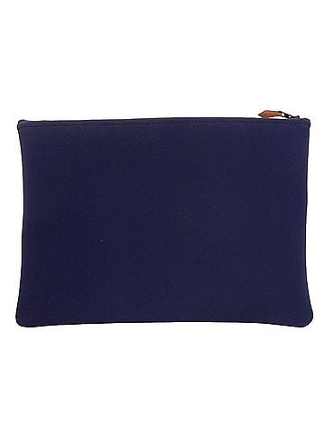 Hermès Hermes Neoban PM H104311M 01 Polyamide Elastane Marine Handbag Pouch Navy 0328HERMES (view 2)