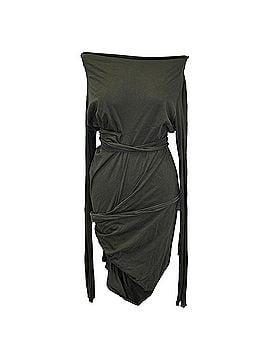Rick Owens Rick Owens Lilies Mid-Length Dress in Green Viscose (view 1)