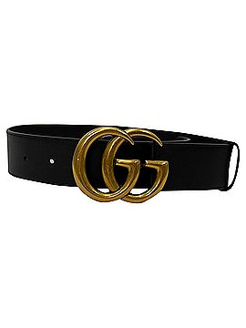 Gucci Gucci Interlocking G Buckle Belt in Black Leather (view 1)