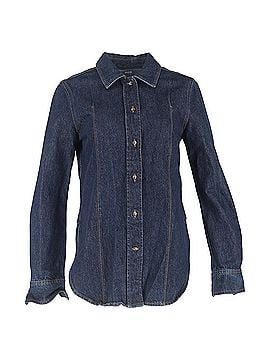 Totême Totême Shirt in Navy Blue Denim (view 1)