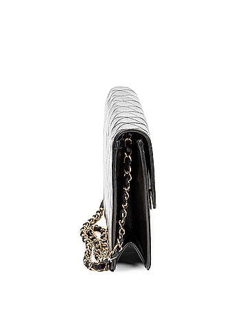 Chanel Vintage Push Lock Straight Flap  (view 2)