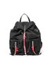 Prada Black Studded Drawstring Backpack  One size - photo 1