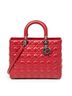 Dior Red Large Lady Dior Zip  One size - photo 1