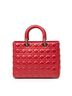 Dior Red Large Lady Dior Zip  One size - photo 5