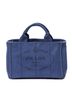 Prada Blue Small Canapa Tote  One size - photo 1