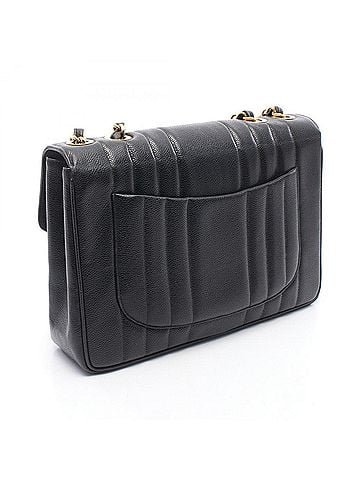 Chanel Chanel Mademoiselle Shoulder Bag/Handbag, Caviar Leather (Grained Calfskin), Women's, Black (view 2)