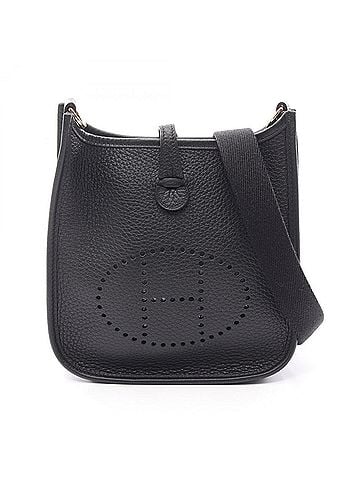Hermès Hermes Evelyne TPM Amazon Shoulder Bag Handbag Leather Taurillon Clemence Women's Black (view 1)