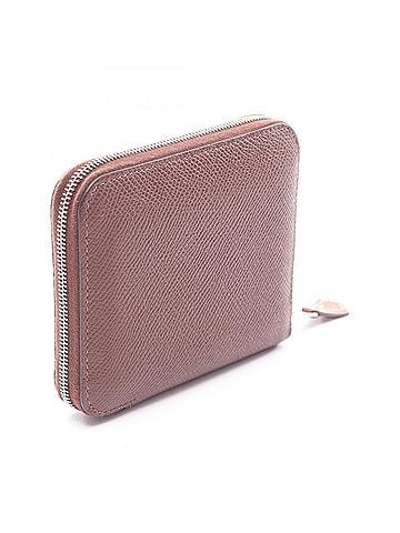 Hermès Hermes Azap Silk In Compact Round Wallet, Leather, Calfskin (Cowhide), Veau Epsom, Brown Tone (view 2)