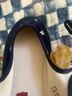 Sézane 100% Cotton Floral Gold Blue Flats Size 8 - photo 11
