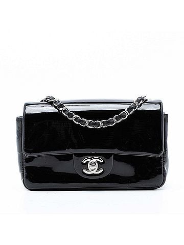 Chanel Mini Rectangular Classic Pure Patent Single Flap (view 1)