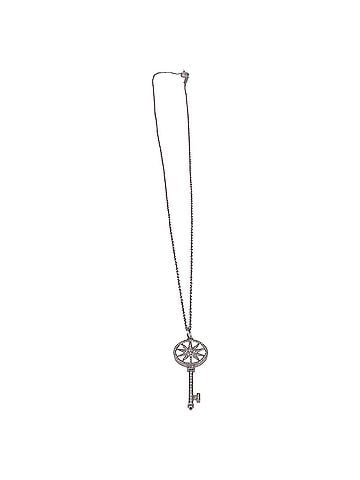 Tiffany & Co. Tiffany & Co. Diamond Star Key Chain Necklace in Silver Platinum Metal (view 2)