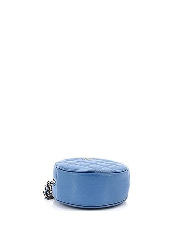 Chanel Round Clutch with Chain Quilted Caviar Mini (view 2)