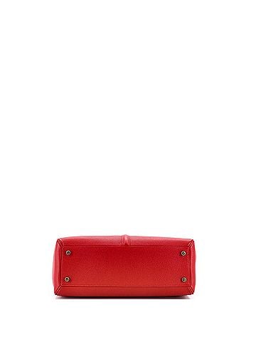 Céline 16 Top Handle Bag Grained Calfskin Medium (view 2)