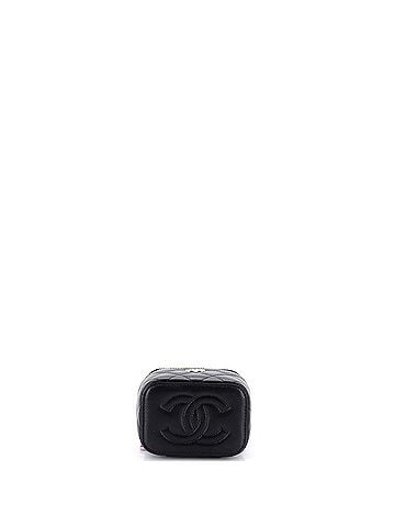 Chanel Classic Top Handle Vanity Case with Chain Quilted Lambskin Mini (view 2)