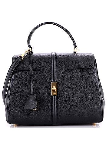 Céline 16 Top Handle Bag Grained Calfskin Medium (view 1)