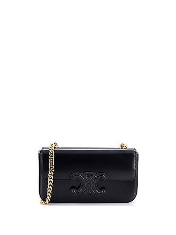 Céline Triomphe Chain Shoulder Bag Leather Small (view 1)