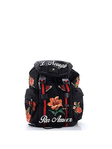 Gucci Techpack Backpack Embroidered Techno Canvas Small (view 1)