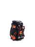 Gucci 100% Canvas Plain Black Multi Color Techpack Backpack Embroidered Techno Canvas Small One size - photo 3