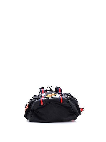 Gucci Techpack Backpack Embroidered Techno Canvas Small (view 2)