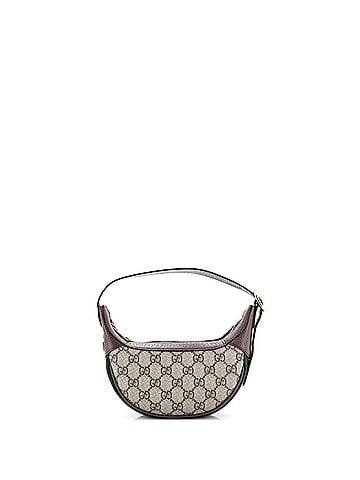 Gucci Ophidia Half Moon Bag GG Coated Canvas Mini (view 1)