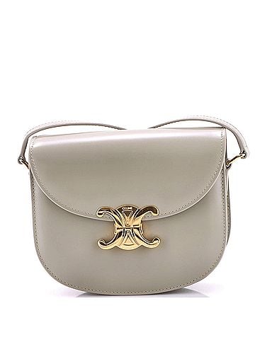 Céline Triomphe Besace Clea Flap Bag Leather (view 1)