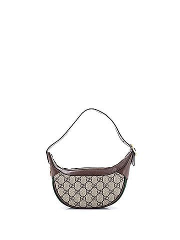 Gucci Ophidia Half Moon Bag GG Coated Canvas Mini (view 1)