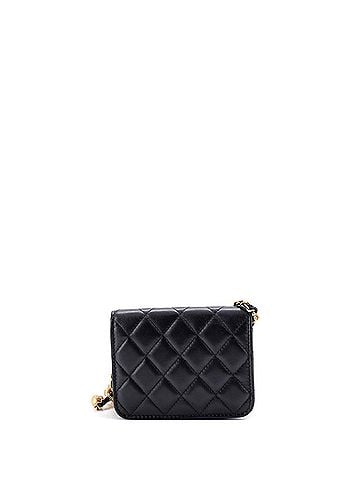 Chanel Pearl Crush Flap Clutch with Chain Quilted Lambskin Mini (view 2)