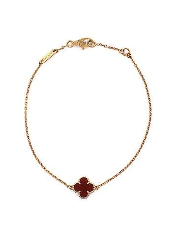 Van Cleef & Arpels Sweet Alhambra Bracelet 18K Rose Gold and Carnelian (view 1)