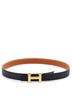 Hermès 100% Leather Black Constance Reversible Belt Leather Thin One size - photo 2